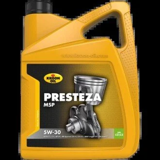 Моторное масло Presteza MSP 5W-30 синтетическое 5 л KROON OIL 33229
