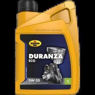 Моторное масло Duranza ECO 5W-20 синтетическое 1 л KROON OIL 35172