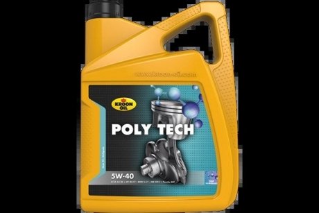 Масло моторное POLY TECH 5W-40 5л KROON OIL 36140