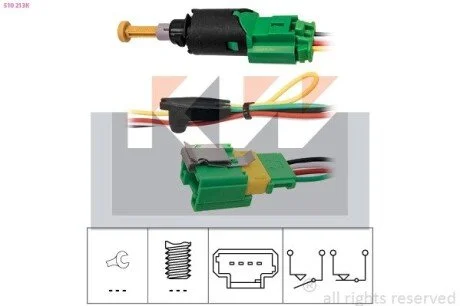 Датчик включения стоп-сигнала KW 510 213K