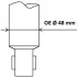 Амортизатор VOLVO V70/XC70 &quot;R &quot;08-10 &quot;(Gas) KYB 349122 (фото 2)
