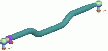 Фото 1 - рульова тяга поперечна LEMFORDER 11770 Рульова тяга поперечна LEMFORDER 11770 (фото 1)