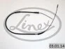 Трос ручного тормоза LINEX 030114 (фото 1)