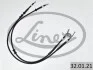 Трос остановочных тормозов LINEX 32.01.21 (фото 2)