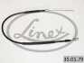 Трос ручного гальма LINEX 350179 (фото 1)