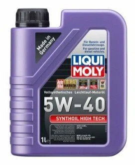 Олива моторна Synthoil High Tech 5W-40 1л LIQUI MOLY 1924 (фото 1)