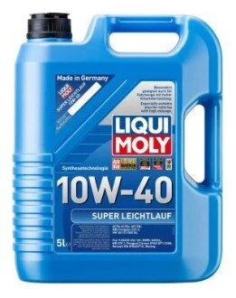 Моторное масло Super Leichtlauf 10W-40 полусинтетическое 5 л LIQUI MOLY 1929 (фото 1)
