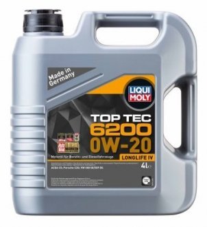 OLEJ LQM 0W-20 TOPTEC 6200 4L LIQUI MOLY 20788