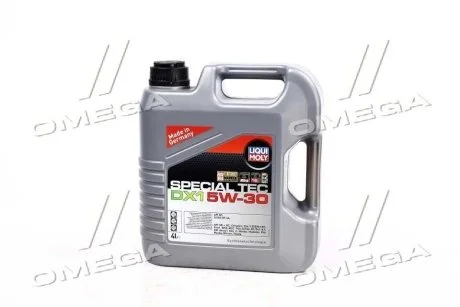 Моторное масло Special Tec DX1 5W-30 синтетическое 4 л LIQUI MOLY 20968