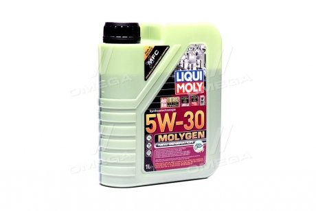 Моторное масло Molygen New Generation DPF 5W-30 синтетическое 1 л LIQUI MOLY 21224 (фото 1)