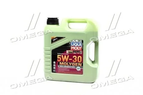 Моторное масло Molygen New Generation DPF 5W-30 синтетическое 4 л LIQUI MOLY 21225