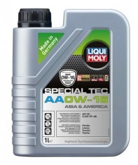 Масла моторные SPECIAL TEC AA 0W-16 1л LIQUI MOLY 21326