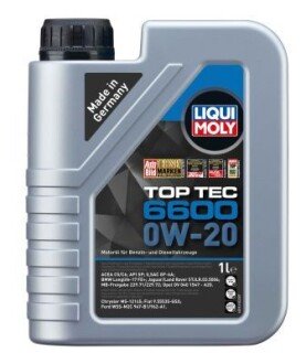 OLEJ TOP TEC 6600 0W-20 1L LIQUI MOLY 21410