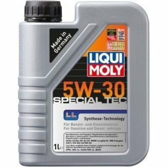 Моторна олія Special Tec LL 5W-30 синтетична 1 л LIQUI MOLY 2447 (фото 1)