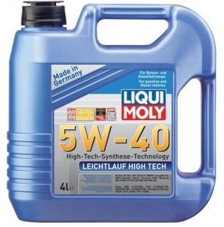 Моторное масло Leichtlauf High Tech 5W-40 полусинтетическое 4 л LIQUI MOLY 2595