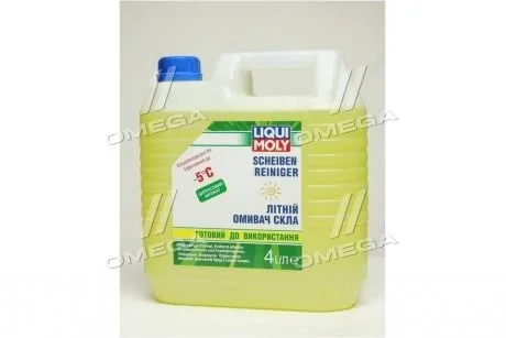 Фото 1 - омыватель стекла летний SCHEIBEN-REINIGER BIS (-5) 4Л LIQUI MOLY 36002 Омыватель стекла летний SCHEIBEN-REINIGER BIS (-5) 4Л LIQUI MOLY 36002 (фото 1)