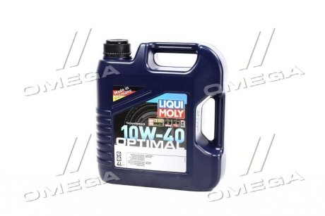 Моторное масло Optimal 10W-40 полусинтетическое 4 л LIQUI MOLY 3930 (фото 1)