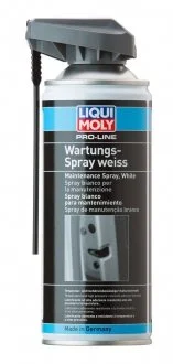Біла спрей-мастило 400 мл PRO-LINE WARTUNGS-SPRAY WEISS LIQUI MOLY 7387 (фото 1)