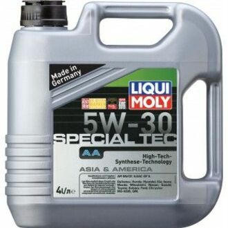 Моторное масло Special Tec AA 5W-30 синтетическое 4 л LIQUI MOLY 7516 (фото 1)