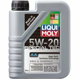 Моторное масло Special Tec AA 5W-20 синтетическое 1 л LIQUI MOLY 7620