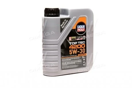 Моторное масло Top Tec 4200 5W-30 синтетическое 1 л LIQUI MOLY 7660