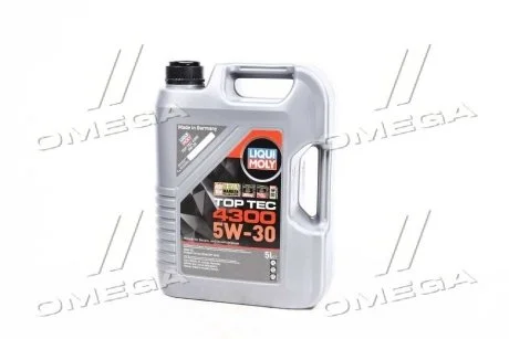 Масло моторн. TOP TEC 4300 5W-30 (Канистра 5л) LIQUI MOLY 8031/2324 (фото 1)