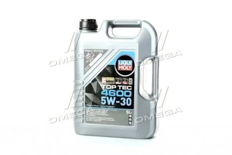 Моторное масло Top Tec 4600 5W-30 синтетическое 5 л LIQUI MOLY 8033