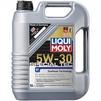 Фото 1 - олива моторна Special Tec F 5W-30 5л LIQUI MOLY 8064 Олива моторна Special Tec F 5W-30 5л LIQUI MOLY 8064 (фото 1)