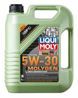 Моторное масло Molygen New Generation 5W-30 синтетическое 5 л LIQUI MOLY 9043