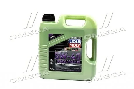 Моторное масло Molygen New Generation 5W-40 синтетическое 4 л LIQUI MOLY 9054