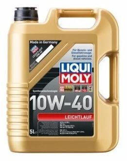 Моторна олія Leichtlauf 10W-40 напівсинтетична 5 л LIQUI MOLY 9502 (фото 1)