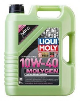 Моторна олива Molygen New Generation 10W-40 5 л LIQUI MOLY 9951 (фото 1)