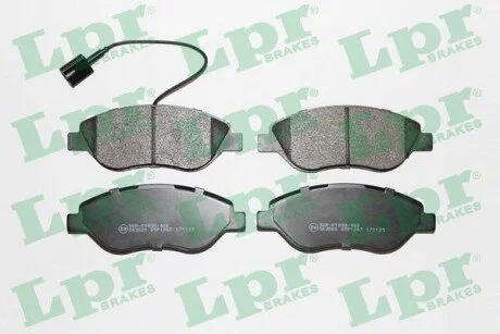 Гальмівні колодки, дискові LPR 05P1267