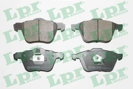 Гальмівні колодки, дискове гальмо (набір) LPR 05P1286