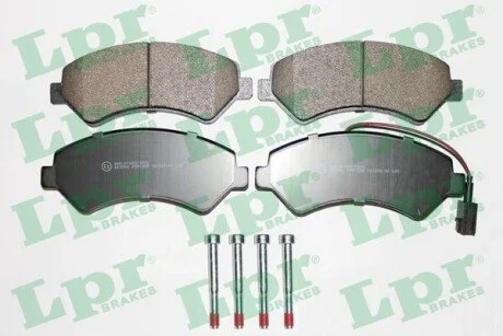 Колодки гальмівні дискові передні CITROEN Jumper 06-14,JUMPER c бортовой платформой/ходовая часть 06-н.в.,JUMPER а LPR 05P1288