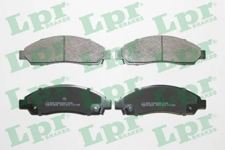 Гальмівні колодки, дискове гальмо (набір) LPR 05P1372
