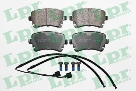 Гальмівні колодки, дискове гальмо (набір) LPR 05P1398A