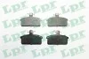 Гальмівні колодки, дискове гальмо (набір) LPR 05P1498 (фото 1)