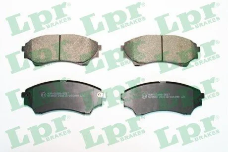 Гальмівні колодки, дискове гальмо (набір) LPR 05P1499