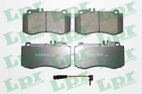 Гальмівні колодки, дискове гальмо (набір) LPR 05P1592A