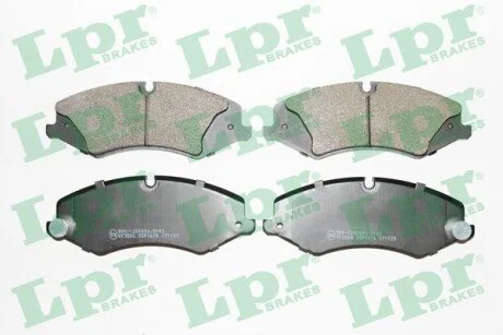 Гальмівні колодки, дискове гальмо (набір) LPR 05P1616