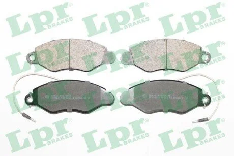 Гальмівні колодки, дискове гальмо (набір) LPR 05P1663