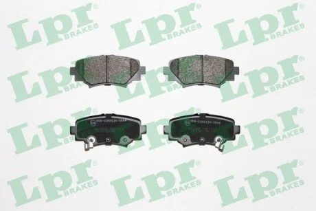 Комплект гальмівних колодок задн, MAZDA 3 1.5-2.5 07.13- LPR 05P1918