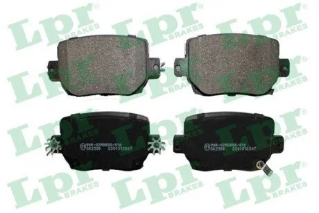 Гальмівні колодки, дискові LPR 05P2267