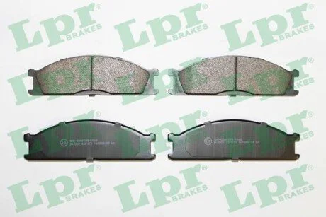Гальмівні колодки, дискове гальмо (набір) LPR 05P379