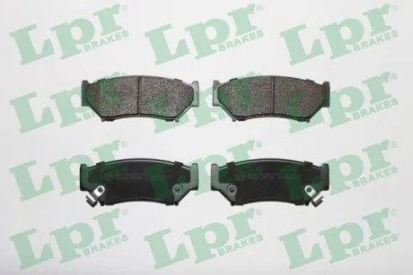 Гальмівні колодки, дискове гальмо (набір) LPR 05P396