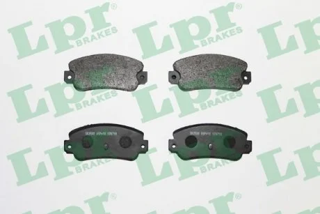 - Гальмівні колодки до дисків (R, S) LPR 05P410