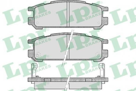 Гальмівні колодки, дискове гальмо (набір) LPR 05P517
