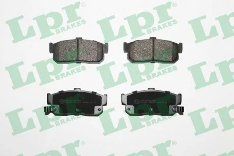 - Гальмівні колодки до дисків (R, S) LPR 05P602