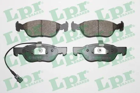 Гальмівні колодки, дискове гальмо (набір) LPR 05P646